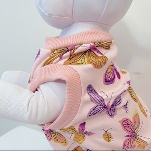 XXXS-XXL Dog butterfly tank top